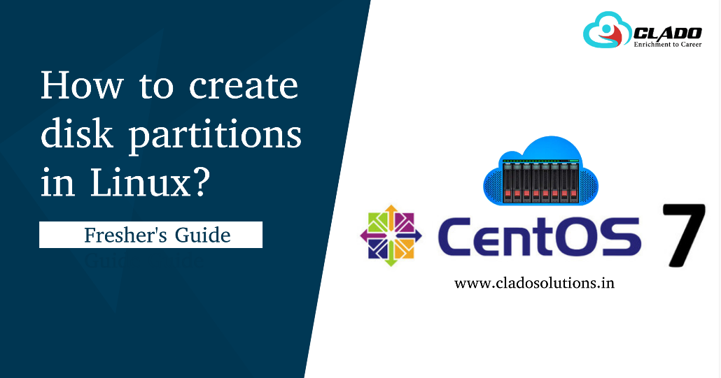 Disk partition in centos 7 clado solutions